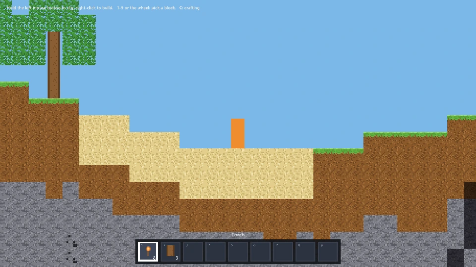 Sandbox, running