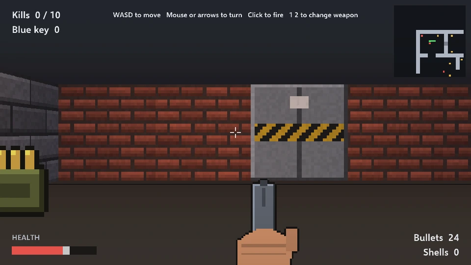 Shooter, running